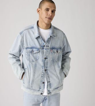 Levi's Relaxed Trucker Jacket - Mens - XL - Blue