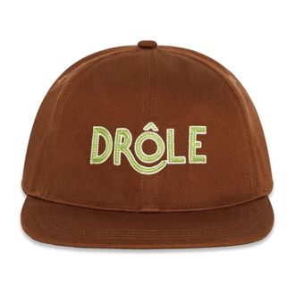 Dr&ocirc;le de Monsieur Casquette Dr&ocirc;le - Heren - Petten - Bruin - ONE Size - Katoen - Accessoires