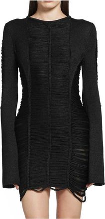 The Attico Kleedjes, Dames, Zwart, S, Short Kleedjes