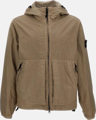 Stone Island Giacca Con Cappuccio Desert