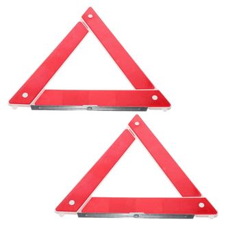 OEM Adecuado Para Paquetes De 2 Se&ntilde;ales Reflectantes, Utilizado Como Tr&iacute;pode Reflectante Triangular De Advertencia De Emergencia Para Autom&oacute;viles, Color R