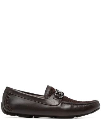 Ferragamo Parigi Gancini loafers - Brown