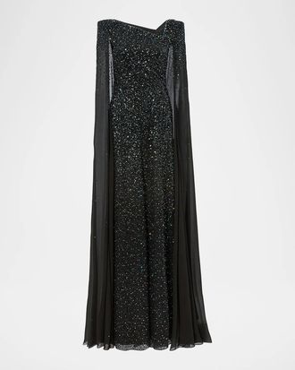Jenny Packham Twilight Embellished Gown