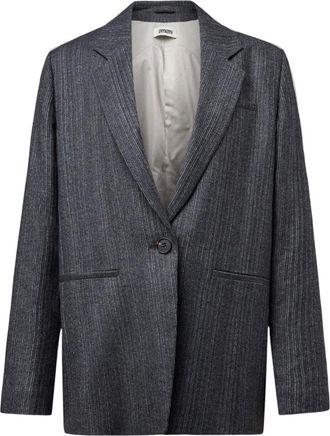 Drykorn Mowtie 10 Blazer - Dames - Jassen - Grijs - Maat: XL Wol