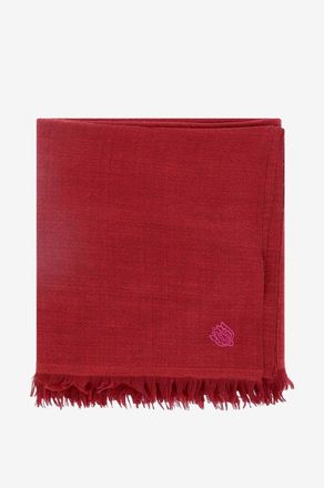 Pink Maharani Schal aus Kaschmir Double Weave