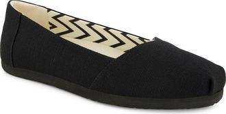 Toms Alpargata Ballet Flat in Black at Nordstrom, Size 5.5