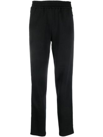 Emporio Armani logo-tape track pants - Black