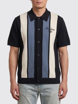 Carhartt Work in Progress Camicia a righe in maglia di cotone con maniche corte