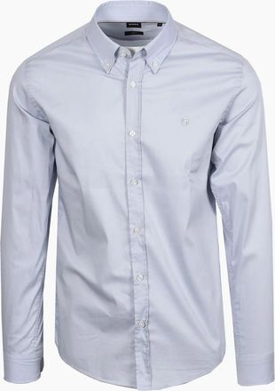 HUGO BOSS Mens Boss Black H-ROAN SHIRT LIGHT PASTEL PURPLE - Blue - Size: 44