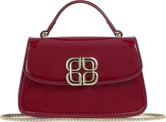 L.k. Bennett Annabelle Grab Leather Top Handle Bag in Burgundy at Nordstrom, Size One Size Oz