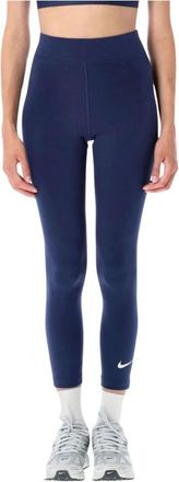 Nike Broeken, Dames, Blauw, S, Trainingsbroeken