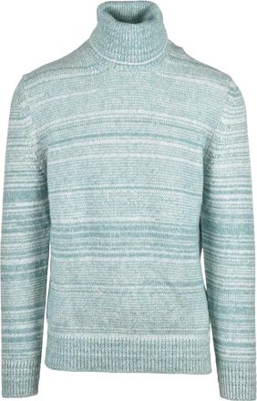Dondup Turtleneck - Aqua Green Mohair Cotton