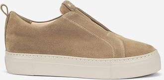 AGL Clementina sneaker in water-resistant velour in Taupe at Nordstrom, Size 38.5