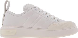 Bally Medyn Stripe Detailing Leather Sneakers, Brand Size 35 ( US Size 4.5 )