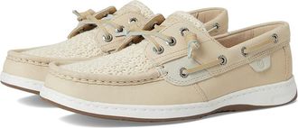 Sperry Top-Sider Rose Fish 3 Eye Womens Shoes Tan : 8.5 M (B), Leather