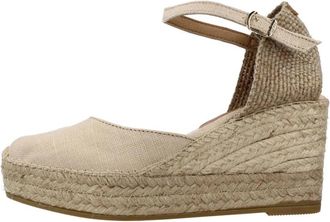 Toni Pons Stijlvolle Wedges met Lintdetail - Dames - Sleehakken - Beige - 39 EU - Schoenen