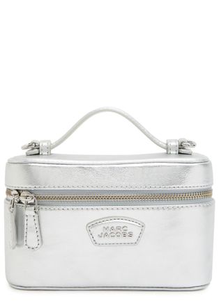 Marc Jacobs The Everyday Vanity Metallic Leather Cross-body bag - Silver - One Size