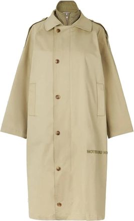Notes du Nord Zacht Khaki Iron Coat Jas - Dames - Parka Jassen - Beige - 2XL - Katoen - Jassen