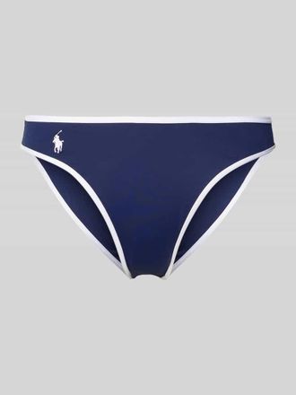 Polo Ralph Lauren Bikini-Hose mit Logo-Stitching in Dunkelblau, Gr&ouml;&szlig;e XL