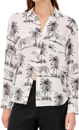 Rails Charli Shirt In Ivory Bengal