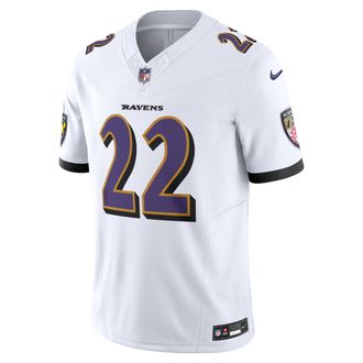 Nike Derrick Henry Baltimore Ravens Nike Mens Dri-FIT NFL Limited Jersey in White | 31NMBLLR8GF-ZZ5