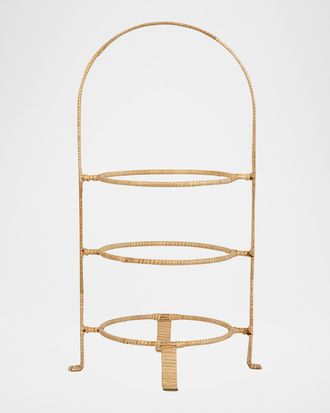 Juliska Provence Rattan 3-Tiered Server