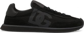 Dolce & Gabbana Dragon Logo Sneakers - Heren - Sneakers - Zwart - 44 EU - Polyester - Schoenen