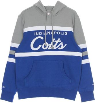Mitchell & Ness Capuchon - Heren - Hoodies - Blauw - S - Hoodies & sweatvesten