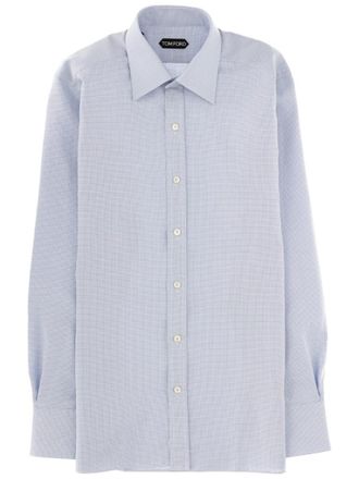 Tom Ford Light Blue Textured Shirt