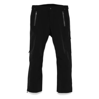 Moncler Broeken, Heren, Zwart, L, Nylon, Zwarte Alpine Ski Broek