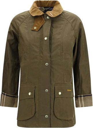 Barbour Dames, Jassen, Groen, Maat: S Katoen