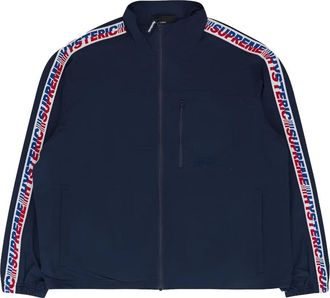 SUPREME x Hysteric Glamour trainingsjack met logoband - Blauw