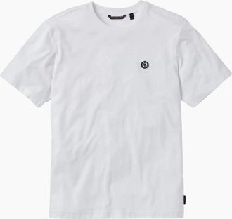 Henri Lloyd Mens Henri Lloyd White Cowes T Shirt - Size: 42