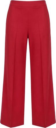 Semicouture Pantaloni a gamba larga - - Trousers - Donna - Rosso - M