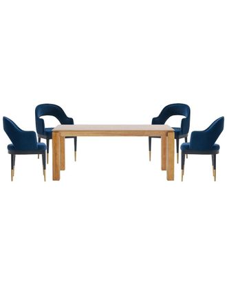 Manhattan Comfort Modern 5Pc Full Dining Set