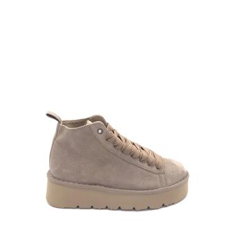 Panchic Schoenen, Dames, Beige, 38 EU, Lace-up Boots