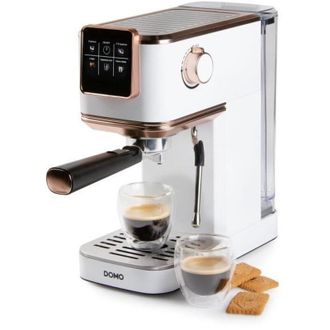 Domo Machine A Expresso 3 En 1 - Domo - Do746k - 1350 W - 20 Bar - Blanc / Rose