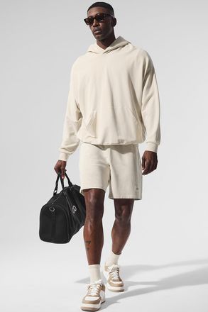 Alo | Double Take Hoodie in Bone Beige, Size: Medium