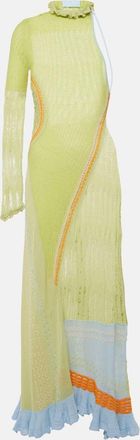 Roberta Einer Bianca one-shoulder cotton maxi dress