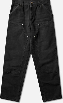 Carhartt Work in Progress Men s Double Knee Pants Black (Grind Washed)