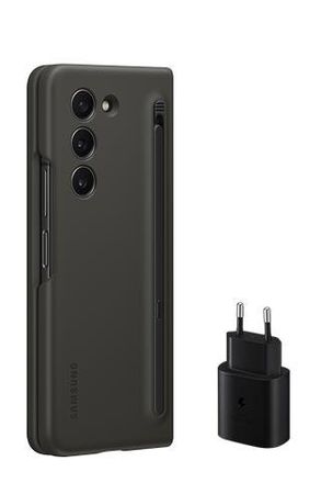 Samsung Starter Pack, Standing Cover Mit Pen Und Schnellladeadapter Black, F&uuml;r Samsung Galaxy Fold5, Ef-of94kkbe
