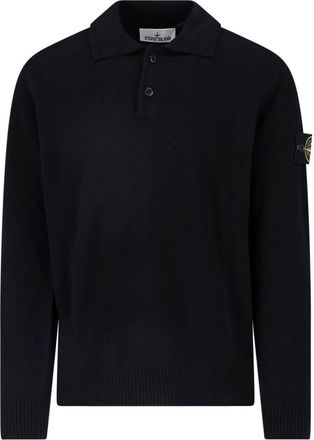 Stone Island Polo In Lana Vergine