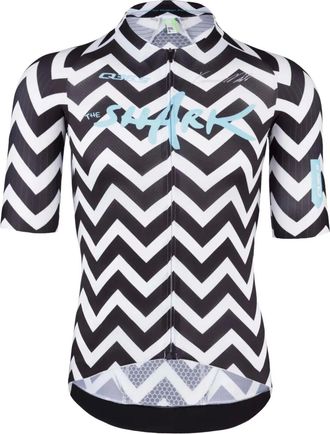 Q36.5 Maglia da ciclismo con motivo chevron - Nero
