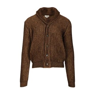 Jacob Cohen English Knit Cardigan - male - Jacob Coh&euml;n - Cardigans - Brown - S - Knitwear