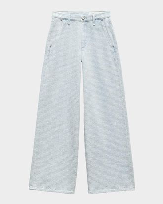 Rag & Bone Sofie High-Rise Tailored Trouser Jeans