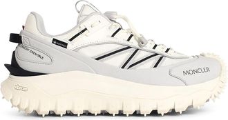 Moncler Trailgrip Gtx White Leather Blend Sneakers