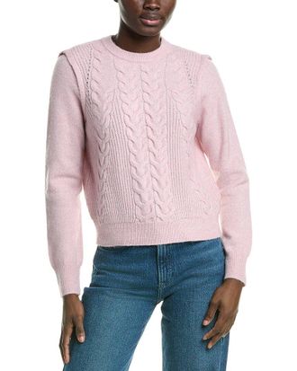 Design History Cable Knit Wool-Blend Sweater