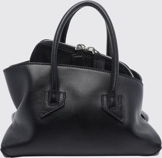 The Attico Mini borsa a mano La Passeggiata in pelle di vitello liscia asimmetrica