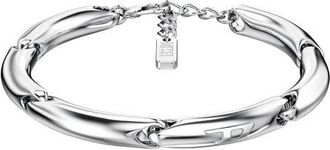 Diesel Elongated Link Chain Bracelet in Silver at Nordstrom