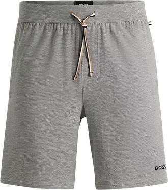BOSS Unique pyjamashorts - Grijs